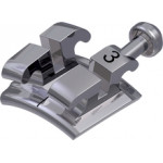 equilibrium® ti Bracket mit Häkchen, 0° Torque, + 8° Angulation für Zahn 23 (10 Stück)