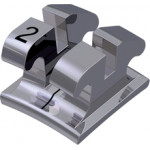 equilibrium® ti Bracket, - 1° Torque, 0° Angulation für Zahn 42 (10 Stück)