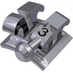 equilibrium® ti Bracket mit Häkchen, - 11° Torque, + 7° Angulation für Zahn 33 (10 Stück)